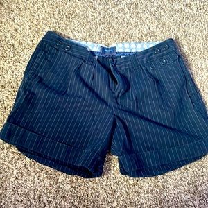 American eagle striped blue and white shorts